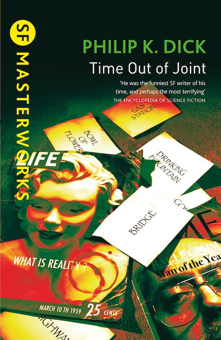 book cover for time out of joint by Philip k dick